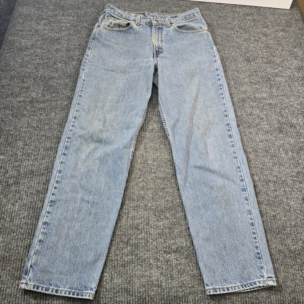 Levis 550 Jeans Mens 33x31 Blue Medium Wash‎ Relaxed Tapered Denim Pants 1997